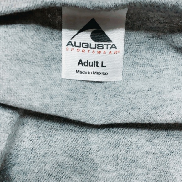 *sold* Tri Delta Gray Henley Shirt Size L - Picture 5 of 5